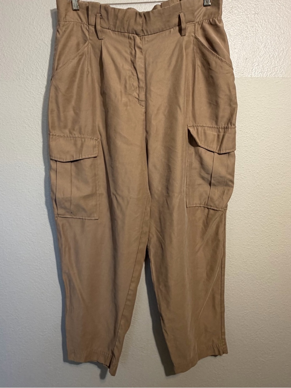 H&M High-Waisted Paperbag Cargo Pants.